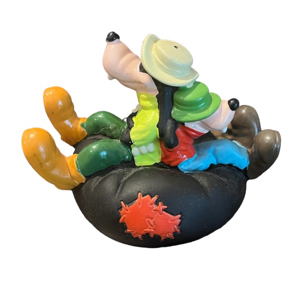 Vintage 1990’s Burger King Kids Club Goofy & Max Rubber Tube Toy - Picture 2 of 4